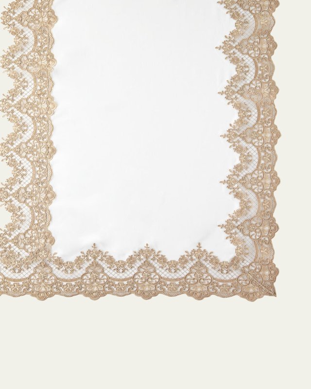 Antique Lace 72" x 126" Tablecloth & 12 Napkins